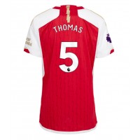 Fotballdrakt Dame Arsenal Thomas Partey #5 Hjemmedrakt 2023-24 Kortermet